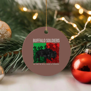 Buffalo Soldiers Ceramic Ornament 9th and 10th Cavalry Afro African American Heros TS10 1pc Mocha Print Your Wear