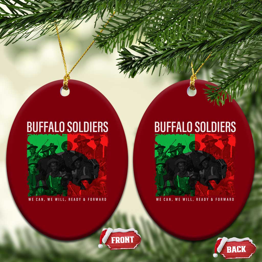 Buffalo Soldiers Ceramic Ornament 9th and 10th Cavalry Afro African American Heros TS10 Print Your Wear