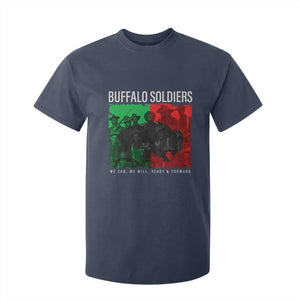 Buffalo Soldiers T Shirt For Kid 9th and 10th Cavalry Afro African American Heros TS10 Navy Print Your Wear