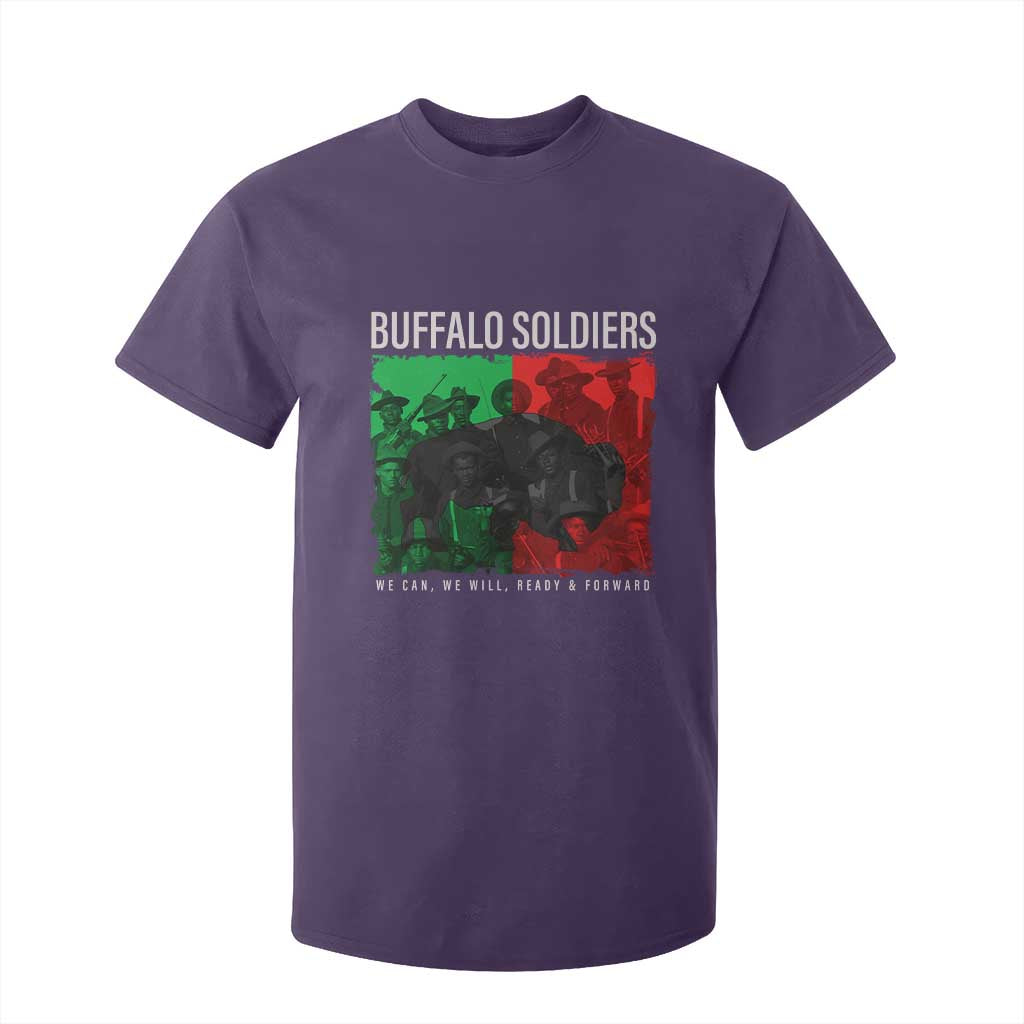 Buffalo Soldiers T Shirt For Kid 9th and 10th Cavalry Afro African American Heros TS10 Purple Print Your Wear