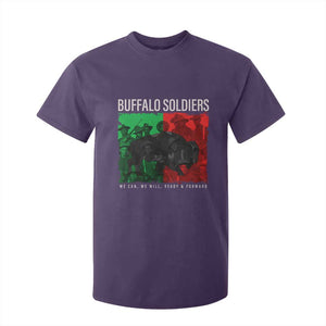 Buffalo Soldiers T Shirt For Kid 9th and 10th Cavalry Afro African American Heros TS10 Purple Print Your Wear