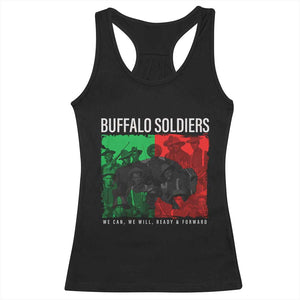 Buffalo Soldiers Racerback Tank Top 9th and 10th Cavalry Afro African American Heros TS10 Black Print Your Wear