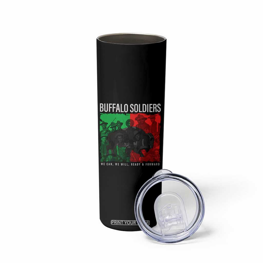 Buffalo Soldiers Skinny Tumbler 9th and 10th Cavalry Afro African American Heros TS10 Print Your Wear