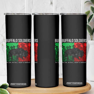 Buffalo Soldiers Skinny Tumbler 9th and 10th Cavalry Afro African American Heros TS10 Print Your Wear