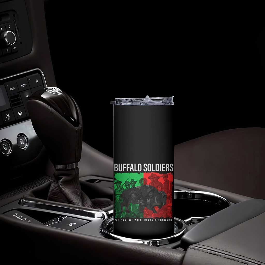 Buffalo Soldiers Skinny Tumbler 9th and 10th Cavalry Afro African American Heros TS10 Print Your Wear