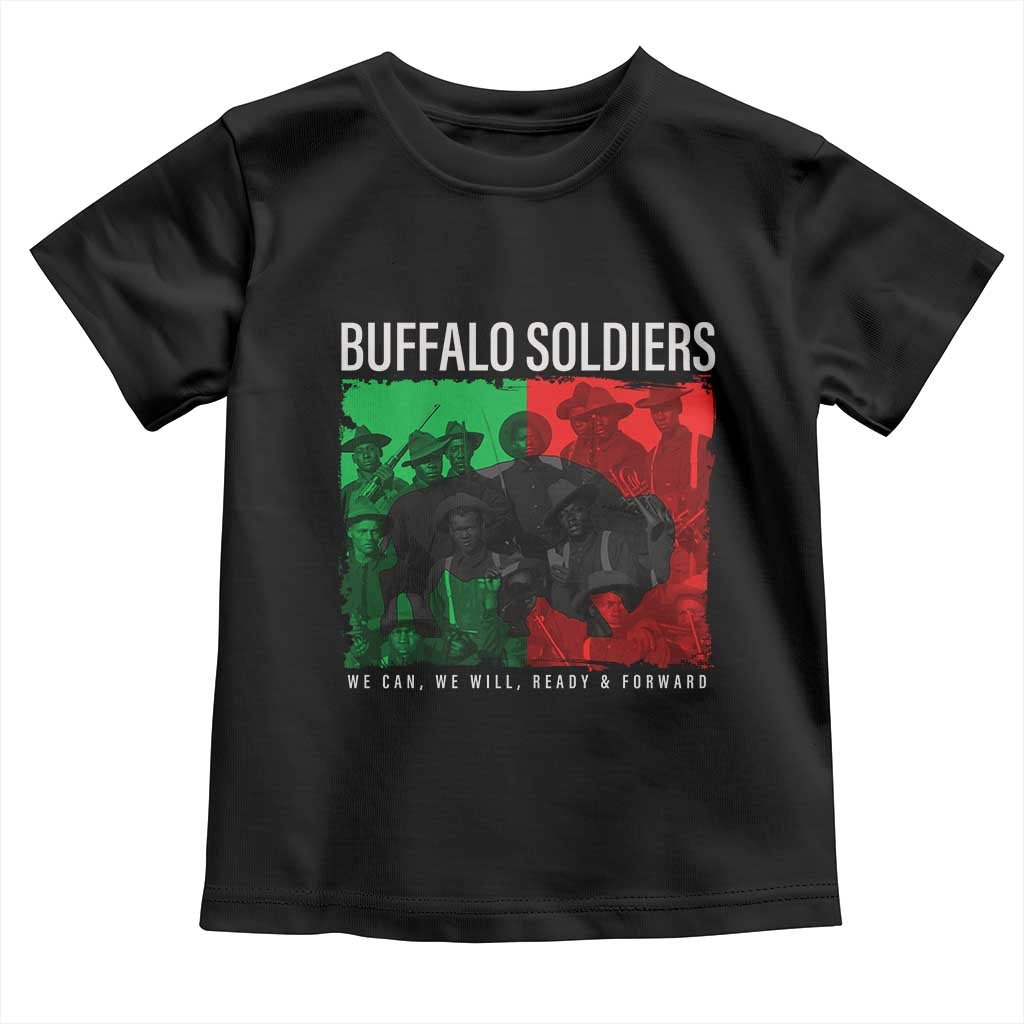 Buffalo Soldiers Toddler T Shirt 9th and 10th Cavalry Afro African American Heros TS10 Black Print Your Wear