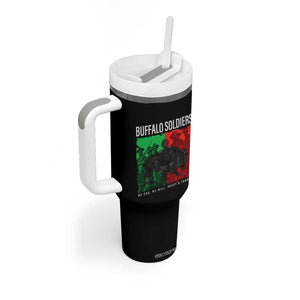 Buffalo Soldiers Tumbler With Handle 9th and 10th Cavalry Afro African American Heros TS10 Print Your Wear