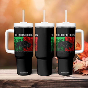 Buffalo Soldiers Tumbler With Handle 9th and 10th Cavalry Afro African American Heros TS10 Print Your Wear