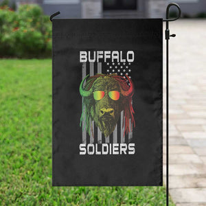 Retro Buffalo Soldiers Garden Flag 9th and 10th Cavalry African American Heros USA Flag TS10 Print Your Wear