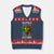 Retro Buffalo Soldiers V-Neck Knit Sweater Vest 9th and 10th Cavalry African American Heros USA Flag TS10 Navy Red Print Your Wear