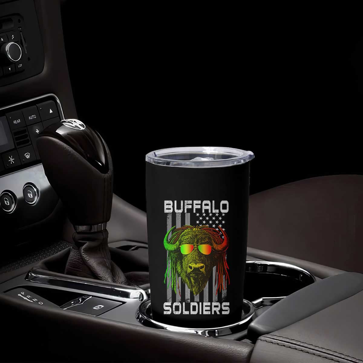 Retro Buffalo Soldiers Tumbler Cup 9th and 10th Cavalry African American Heros USA Flag TS10 Print Your Wear