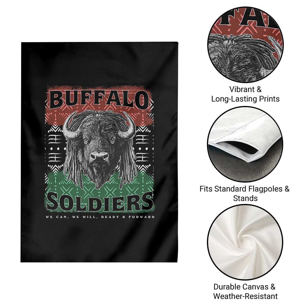 Buffalo Soldiers Garden Flag Retro African American Black History TS10 Print Your Wear