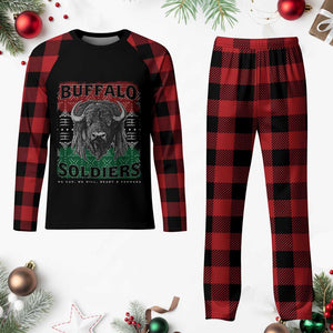 Buffalo Soldiers Plaid Pajama Set Retro African American Black History TS10 Buffalo Plaid Print Your Wear