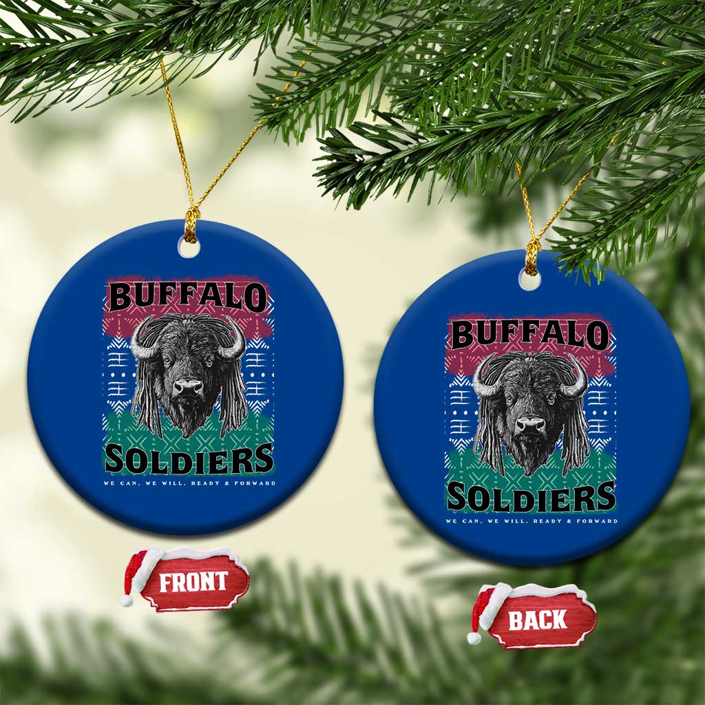 Buffalo Soldiers Ceramic Ornament Retro African American Black History TS10 1pc Blue Print Your Wear