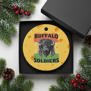 Buffalo Soldiers Ceramic Ornament Retro African American Black History TS10 1pc Yellow Cheese Print Your Wear