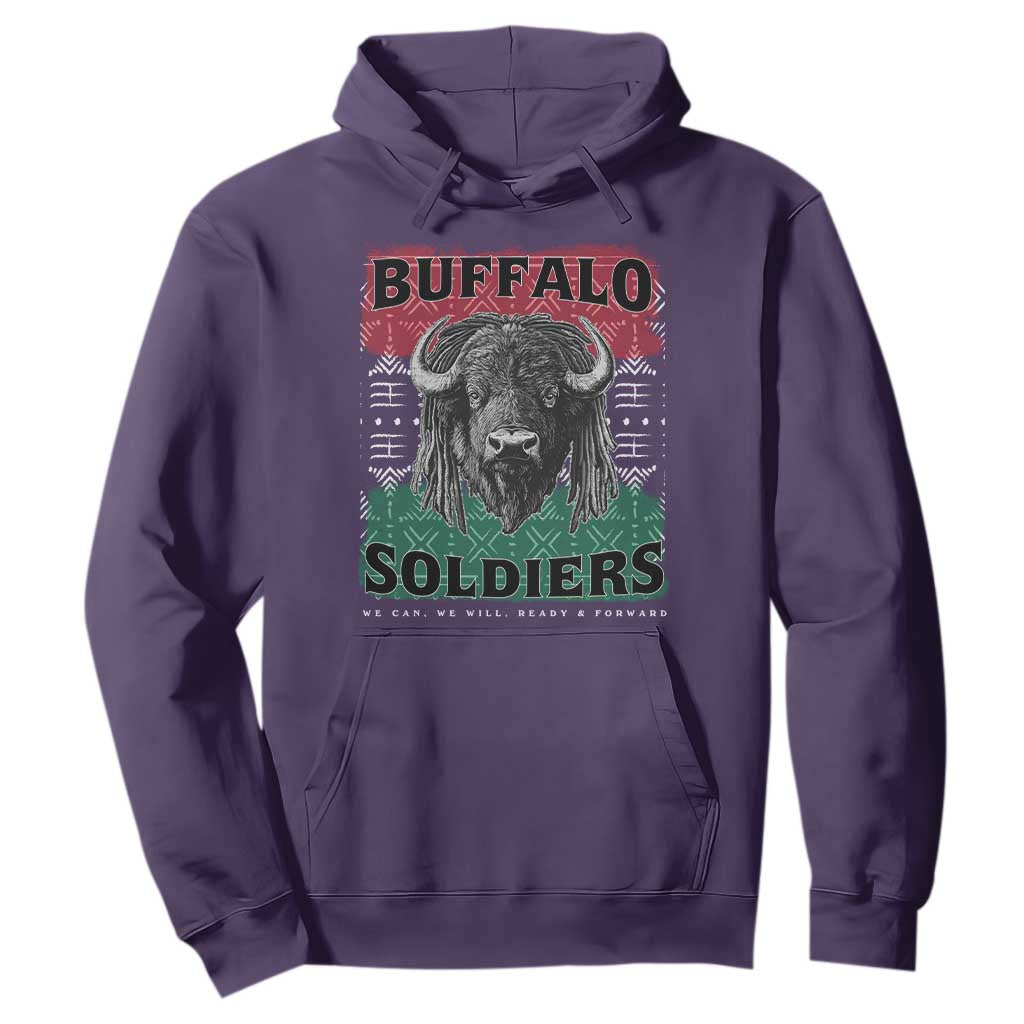Buffalo Soldiers Hoodie Retro African American Black History TS10 Purple Print Your Wear
