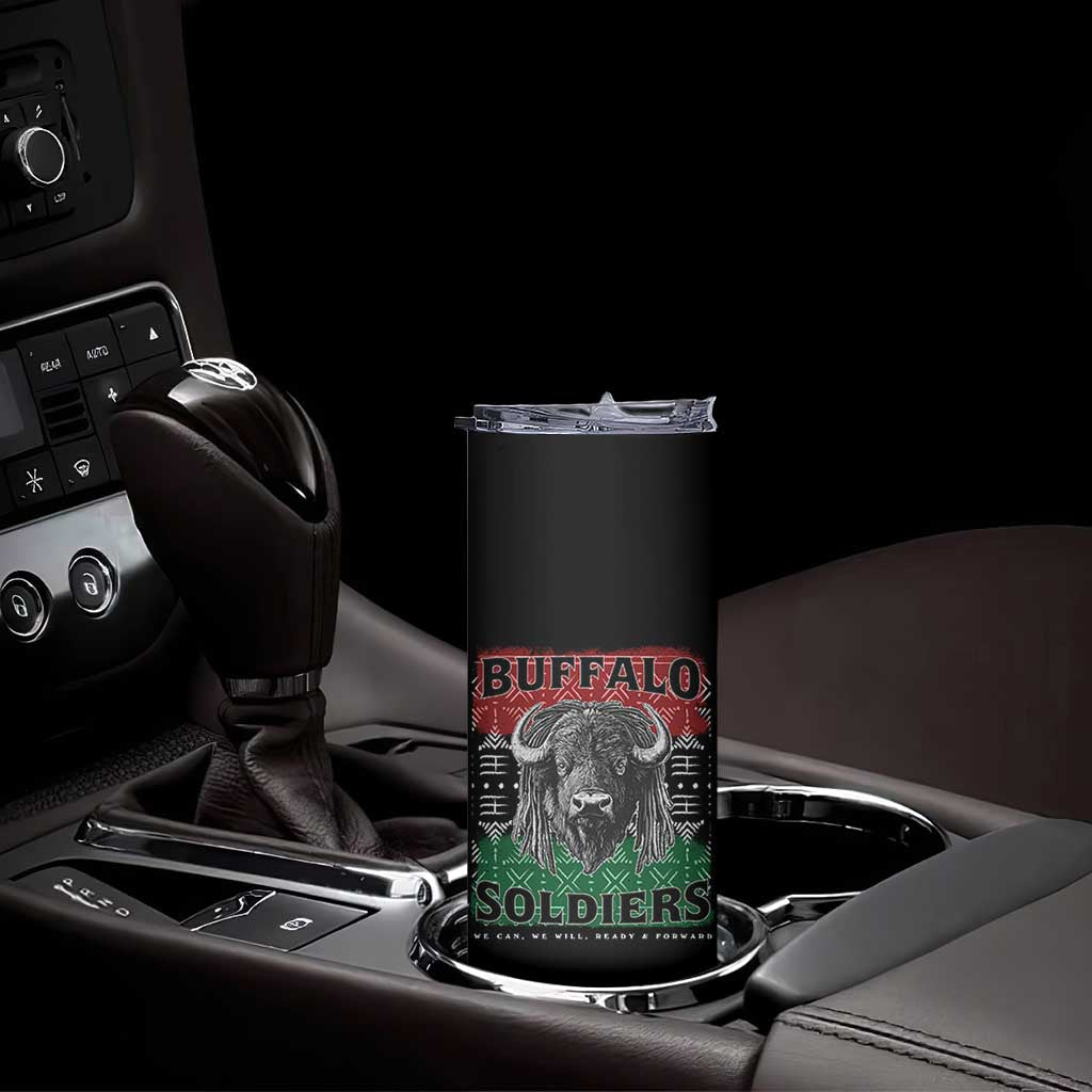 Buffalo Soldiers Skinny Tumbler Retro African American Black History TS10 Print Your Wear