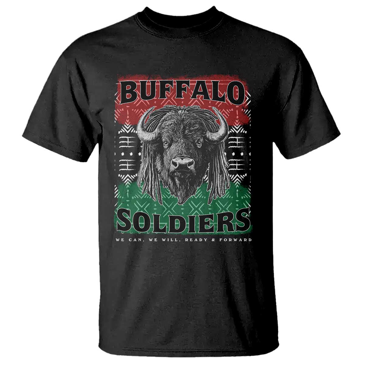 Buffalo Soldiers T Shirt Retro African American Black History - Print Your Wear