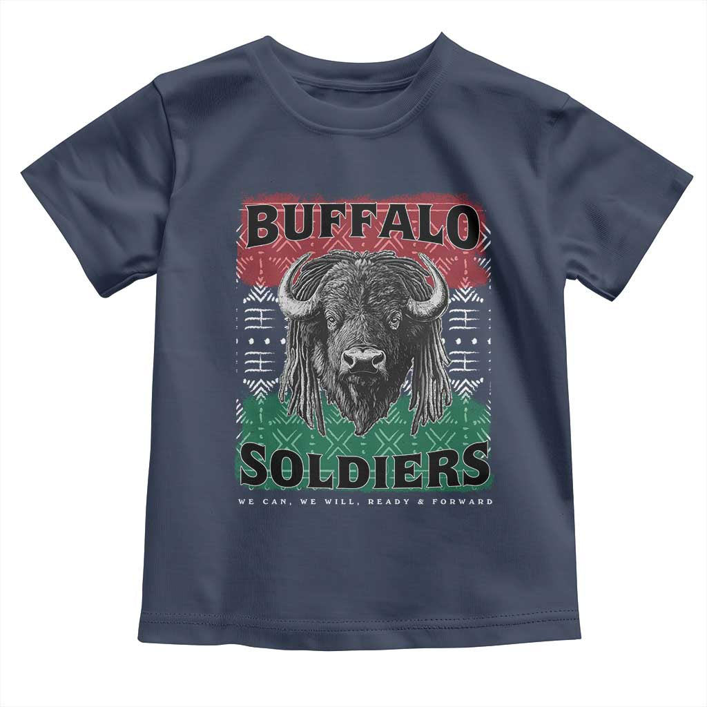 Buffalo Soldiers Toddler T Shirt Retro African American Black History TS10 Navy Print Your Wear
