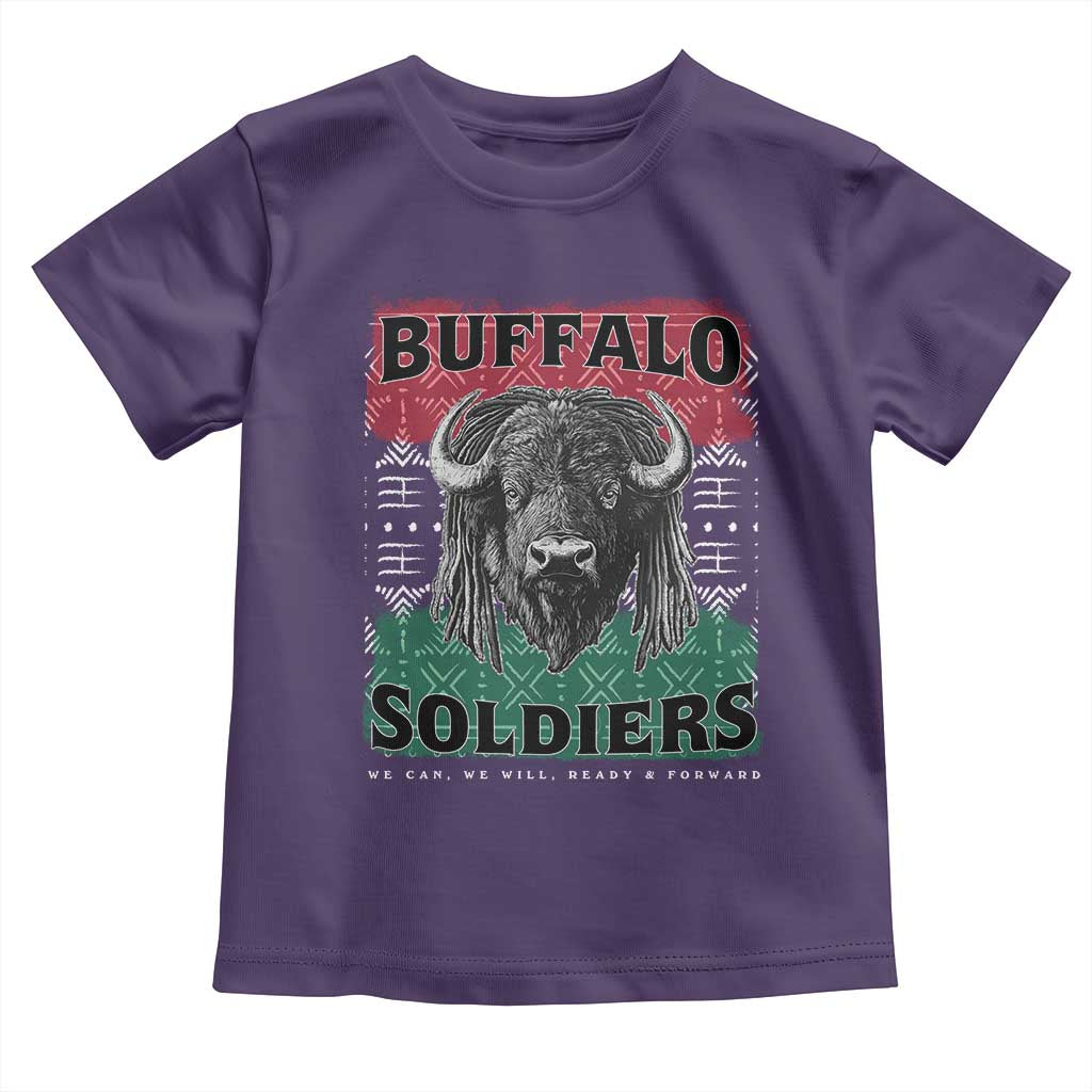 Buffalo Soldiers Toddler T Shirt Retro African American Black History TS10 Purple Print Your Wear