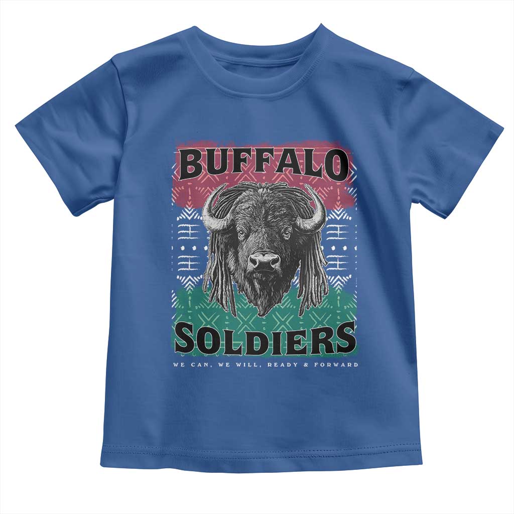Buffalo Soldiers Toddler T Shirt Retro African American Black History TS10 Royal Blue Print Your Wear