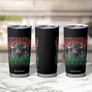 Buffalo Soldiers Tumbler Cup Retro African American Black History TS10 Print Your Wear