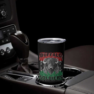 Buffalo Soldiers Tumbler Cup Retro African American Black History TS10 Print Your Wear