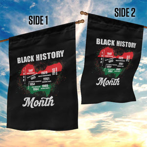 Black History Leaders Garden Flag African American Milestones Map Civil Right TS10 Print Your Wear