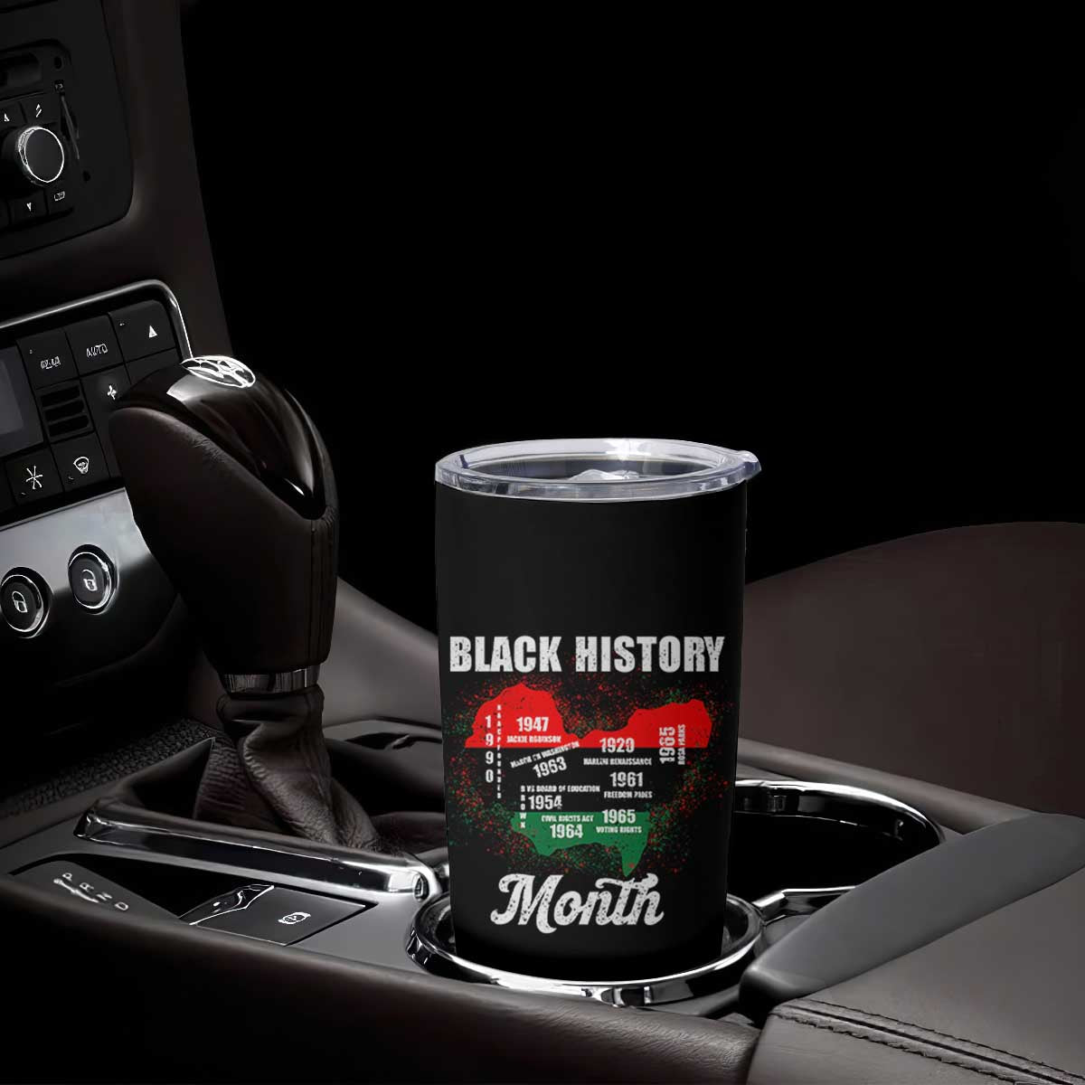 Black History Leaders Tumbler Cup African American Milestones Map Civil Right TS10 Print Your Wear
