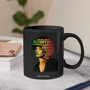 Angela Davis Inspirational Quote Coffee Mug Black History Month Afro Woman Activist TS10 Print Your Wear
