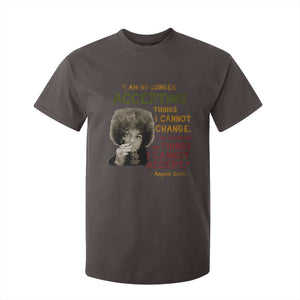 Black History Month Angela Davis T Shirt For Kid Black Panther Party Feminist Human Rights Inspirational Quote TS10 Dark Chocolate Print Your Wear