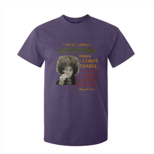 Black History Month Angela Davis T Shirt For Kid Black Panther Party Feminist Human Rights Inspirational Quote TS10 Purple Print Your Wear