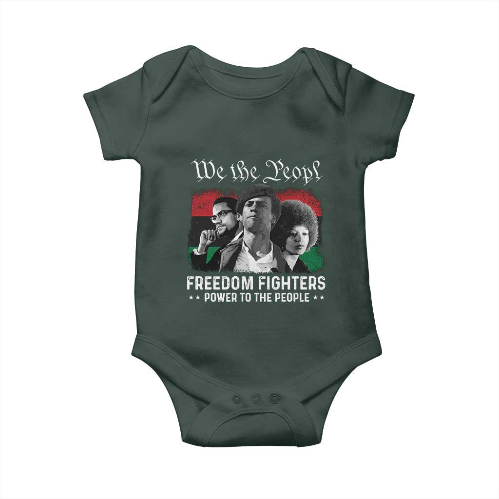 Vintage Black Panther Party Baby Onesie Huey P. Newton Malcolm X Angela Davis Black History TS10 Print Your Wear