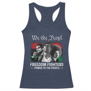 Vintage Black Panther Party Racerback Tank Top Huey P. Newton Malcolm X Angela Davis Black History TS10 Navy Print Your Wear