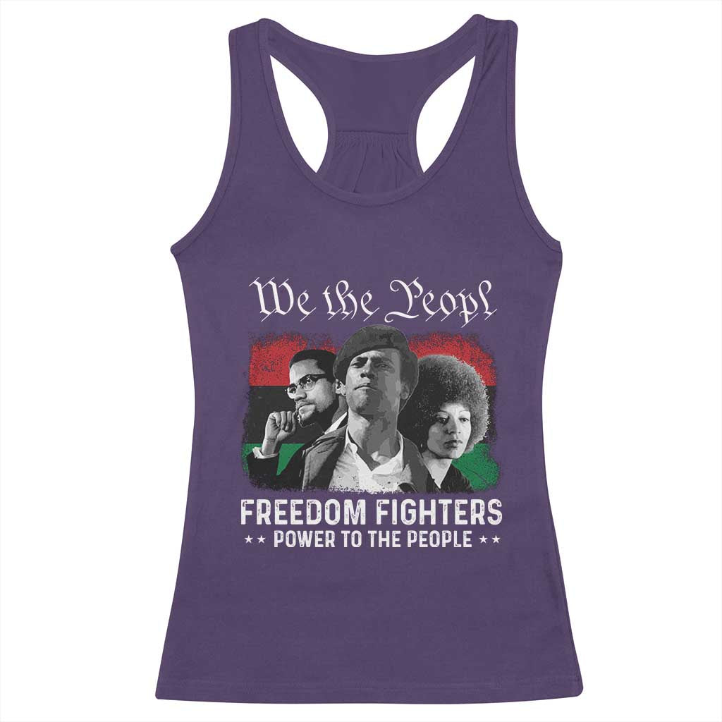 Vintage Black Panther Party Racerback Tank Top Huey P. Newton Malcolm X Angela Davis Black History TS10 Purple Print Your Wear