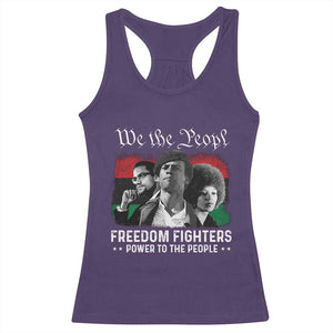 Vintage Black Panther Party Racerback Tank Top Huey P. Newton Malcolm X Angela Davis Black History TS10 Purple Print Your Wear