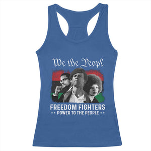 Vintage Black Panther Party Racerback Tank Top Huey P. Newton Malcolm X Angela Davis Black History TS10 Royal Blue Print Your Wear