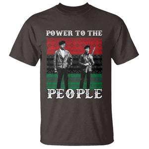 Vintage Black Panthers Party T Shirt Power To The People Self Defense Black History TS10 Dark Chocolate Print Your Wear