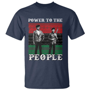 Vintage Black Panthers Party T Shirt Power To The People Self Defense Black History TS10 Navy Print Your Wear