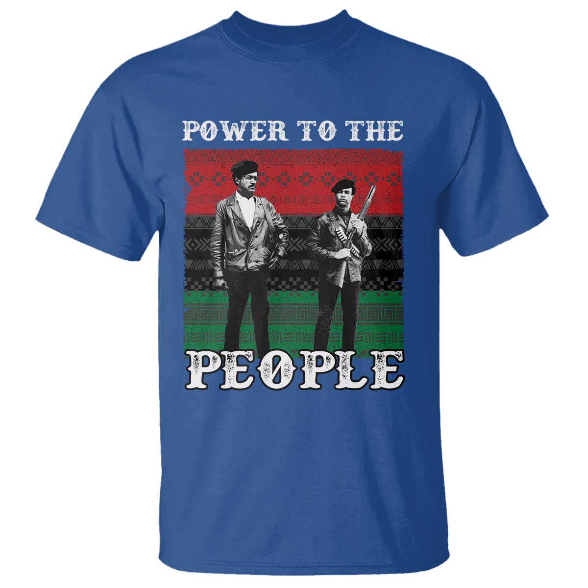 Vintage Black Panthers Party T Shirt Power To The People Self Defense Black History TS10 Royal Blue Print Your Wear