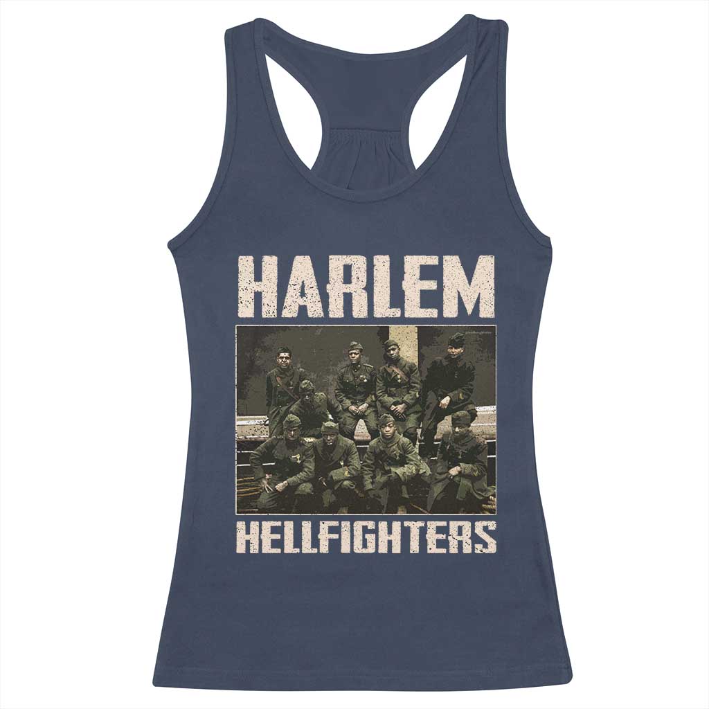 Halem Hellfighters Racerback Tank Top USA Black Military History Soldiers WWI WWII TS10 Navy Print Your Wear