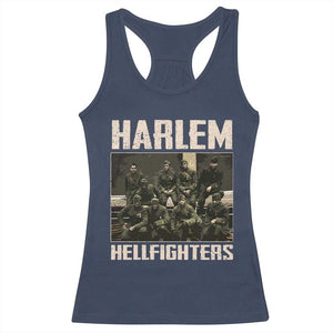 Halem Hellfighters Racerback Tank Top USA Black Military History Soldiers WWI WWII TS10 Navy Print Your Wear