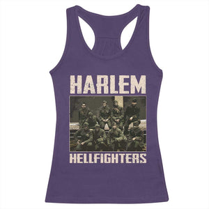 Halem Hellfighters Racerback Tank Top USA Black Military History Soldiers WWI WWII TS10 Purple Print Your Wear