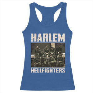 Halem Hellfighters Racerback Tank Top USA Black Military History Soldiers WWI WWII TS10 Royal Blue Print Your Wear