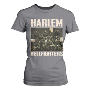 Halem Hellfighters T Shirt For Women USA Black Military History Soldiers WWI WWII TS10 Charcoal Print Your Wear
