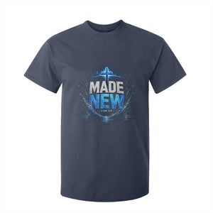 Christian Baptism T Shirt For Kid Made Water Bible Verse Baptized TS10 Navy Print Your Wear