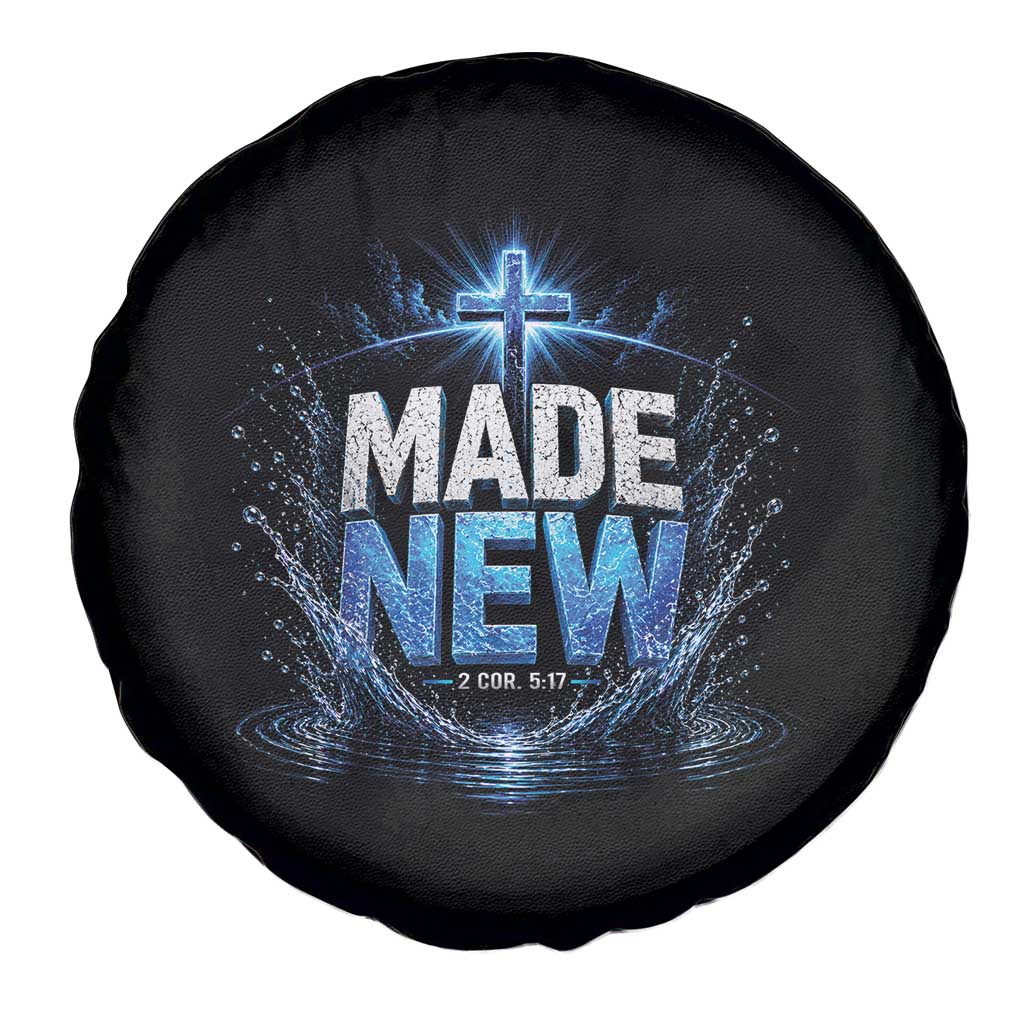 Christian Baptism Spare Tire Cover Made Water Bible Verse Baptized TS10 Print Your Wear