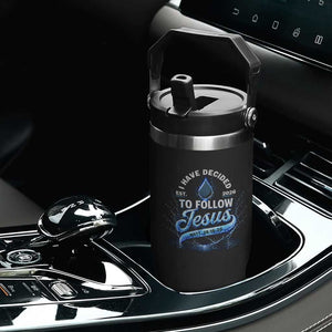 New Baptist Believer Flip Straw Tumbler Have Decided To Follow Jesus 2026 TS10 Print Your Wear