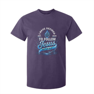 New Baptist Believer T Shirt For Kid Have Decided To Follow Jesus 2026 TS10 Purple Print Your Wear