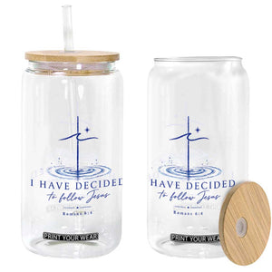 New Believer Glass Can I Have Decided To Follow Jesus In Baptism Cross Water TS10 Print Your Wear